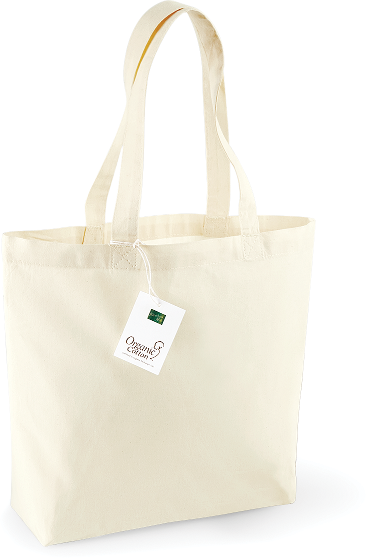 W180 - Sac shopping en coton biologique 170 g/m²