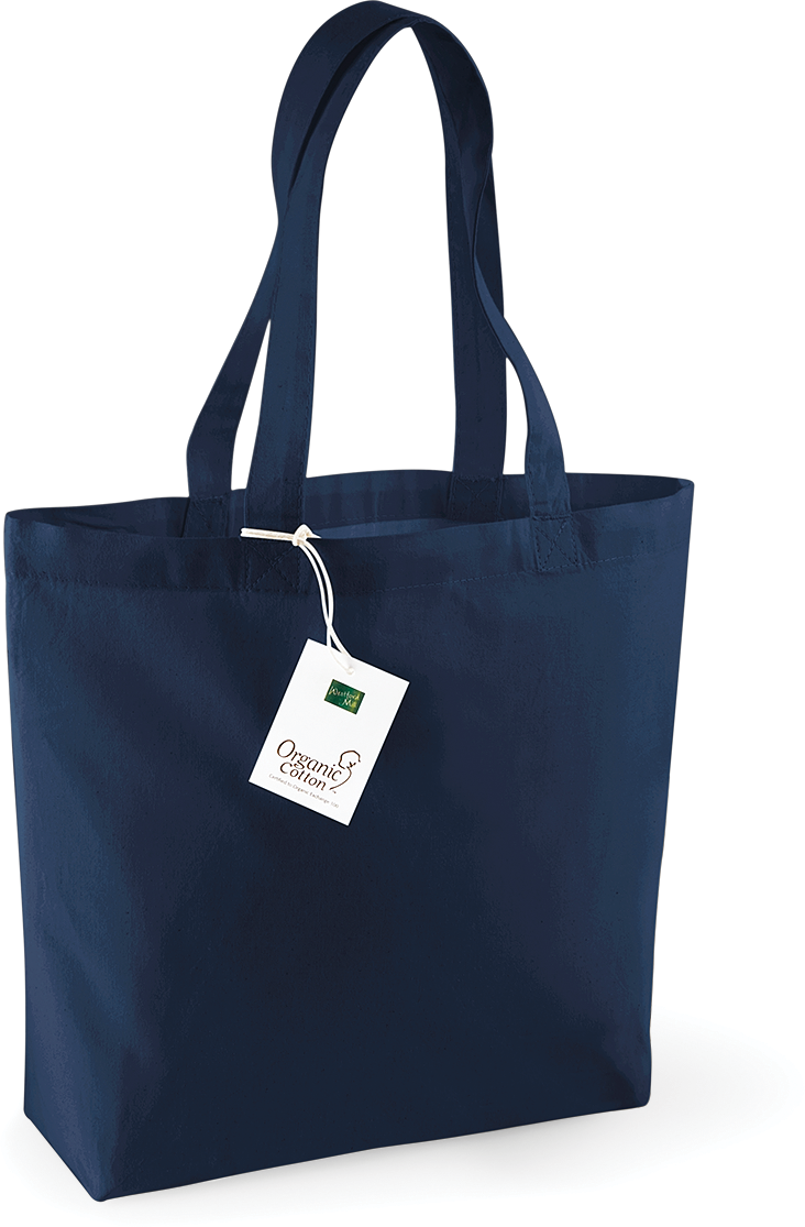 W180 - Sac shopping en coton biologique 170 g/m²