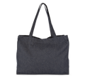 KI5229 – Grand sac shopping denim recyclé 350 g/m²