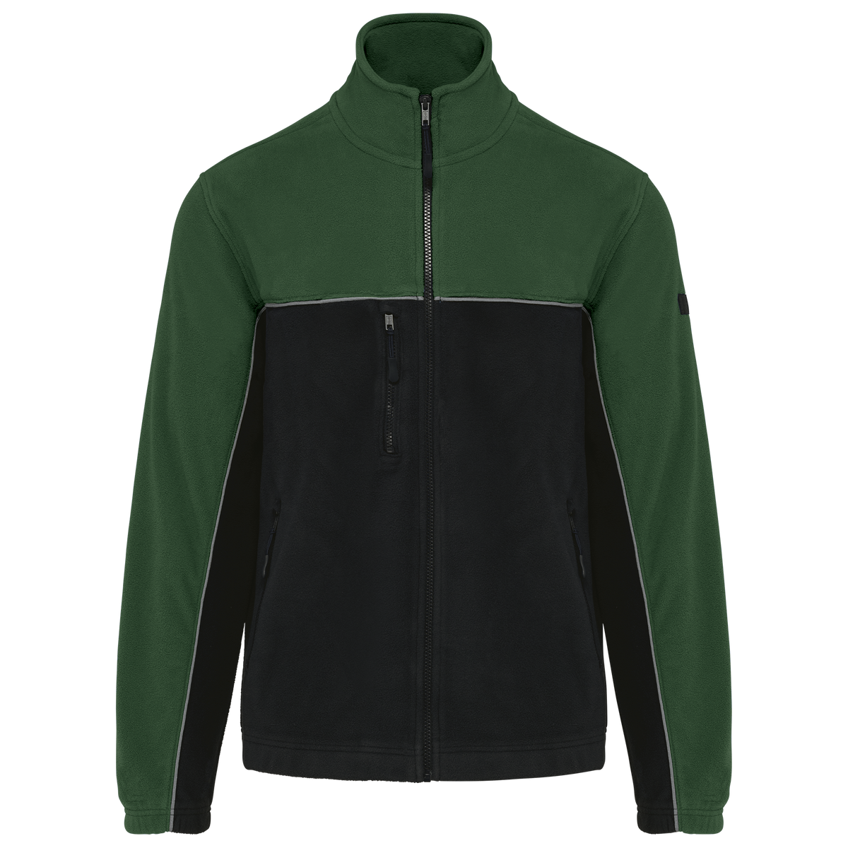 WK904 - Veste micropolaire bicolore écoresponsable unisexe homme femme