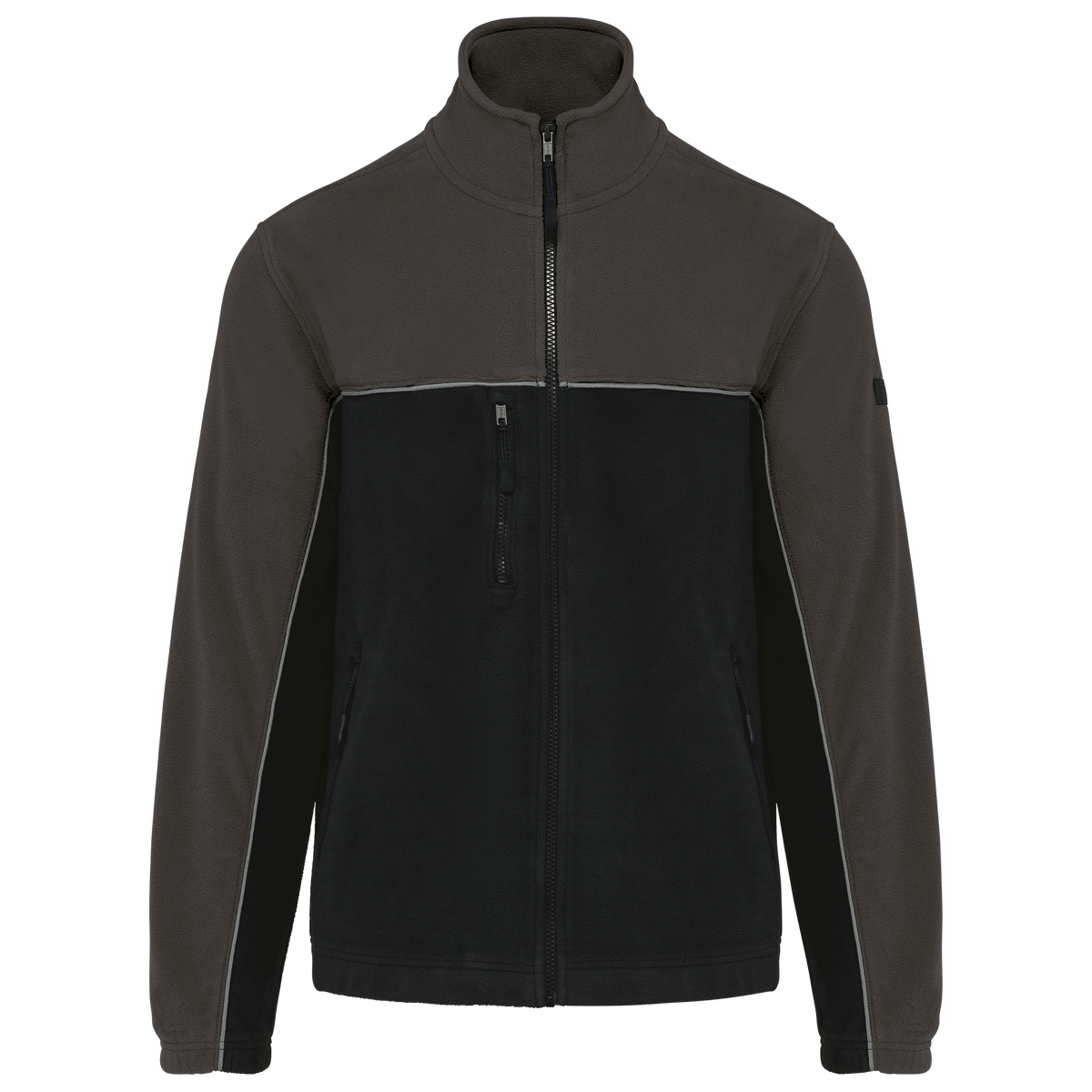 WK904 - Veste micropolaire bicolore écoresponsable unisexe homme femme