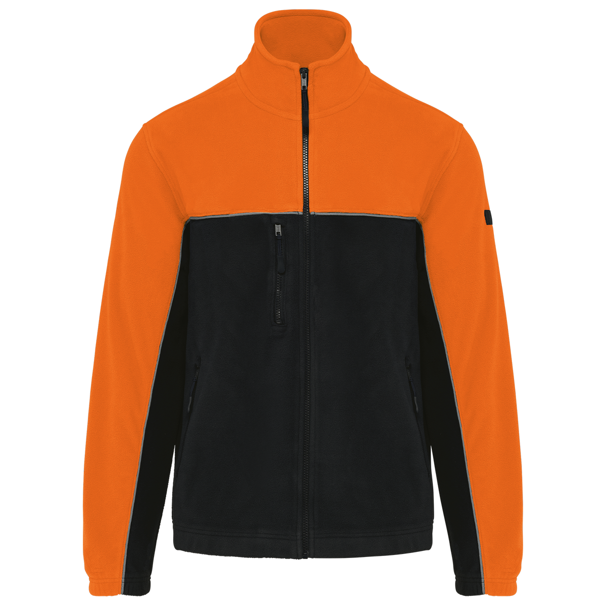 WK904 - Veste micropolaire bicolore écoresponsable unisexe homme femme