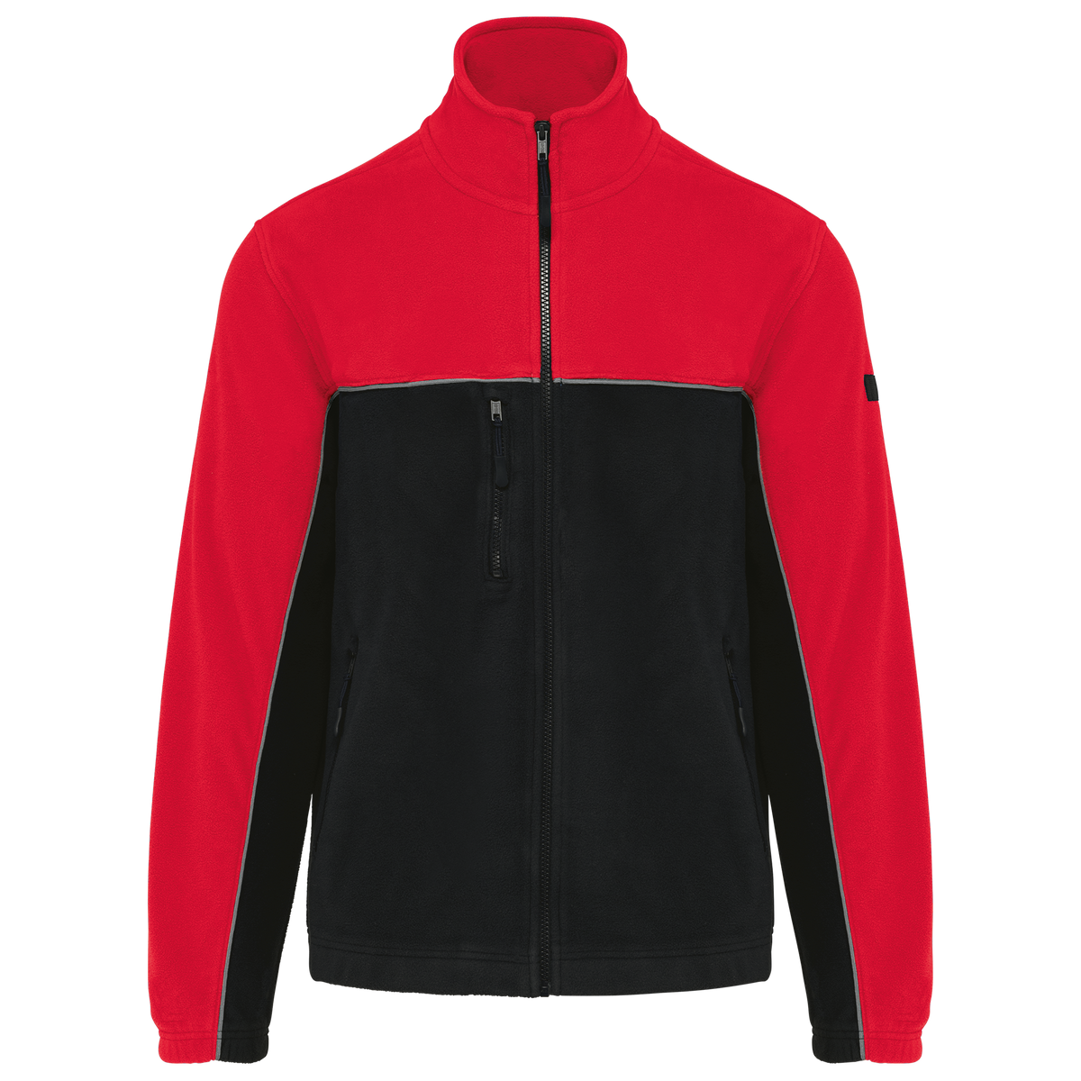 WK904 - Veste micropolaire bicolore écoresponsable unisexe homme femme