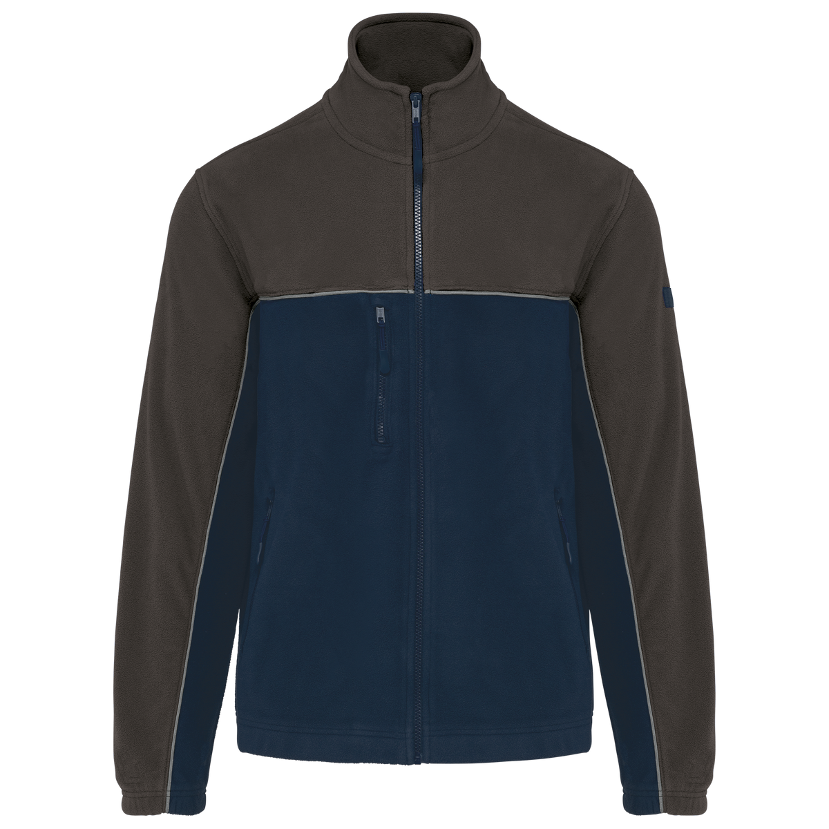 WK904 - Veste micropolaire bicolore écoresponsable unisexe homme femme