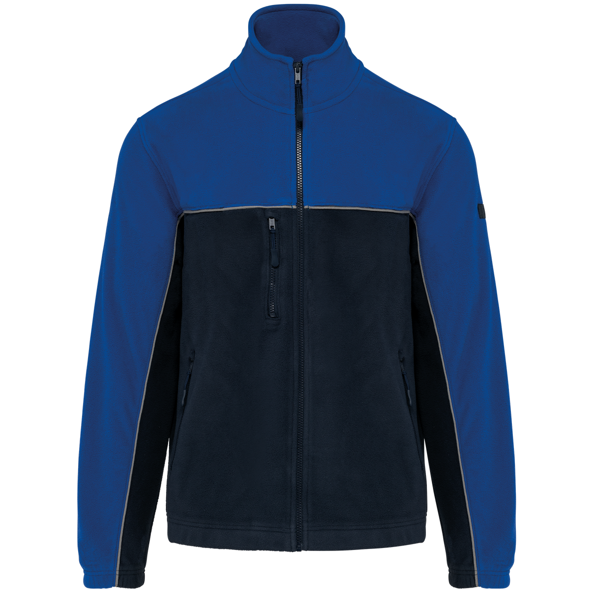 WK904 - Veste micropolaire bicolore écoresponsable unisexe homme femme
