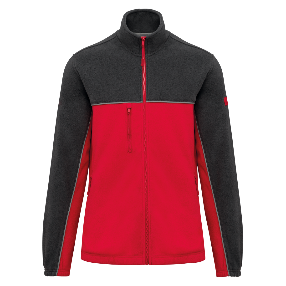 WK904 - Veste micropolaire bicolore écoresponsable unisexe homme femme