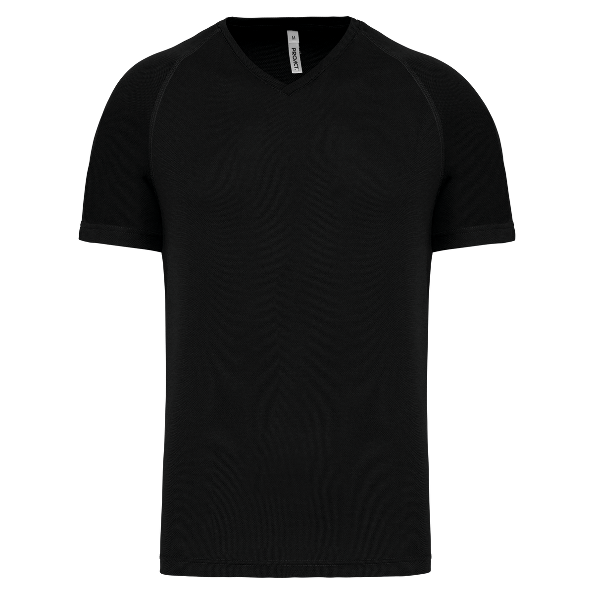 PA476 - T-shirt de sport technique col v homme femme personnalisé polyester pas cher
