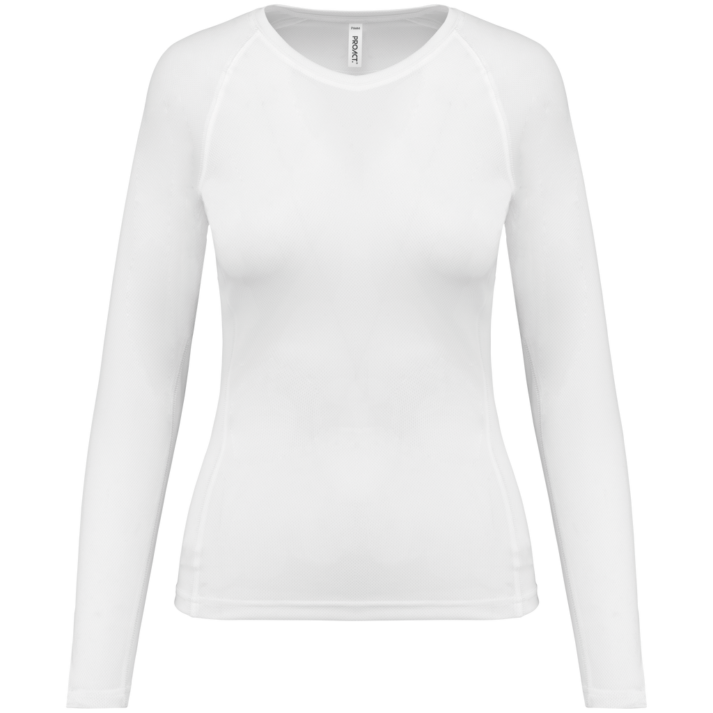 PA444 - T-shirt de sport femme personnalisé à manches longues running pas cher