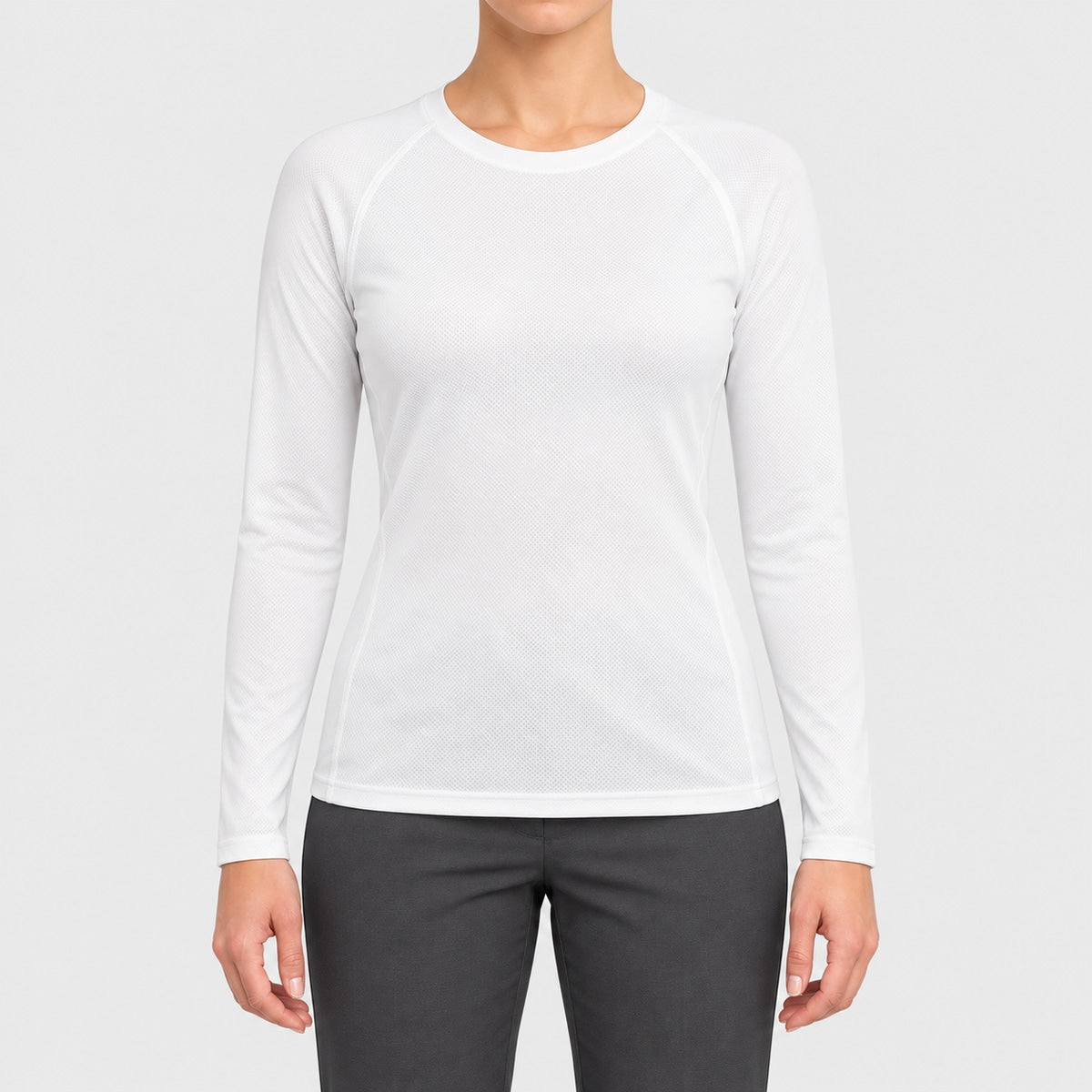 PA444 - T-shirt de sport femme personnalisé à manches longues running pas cher