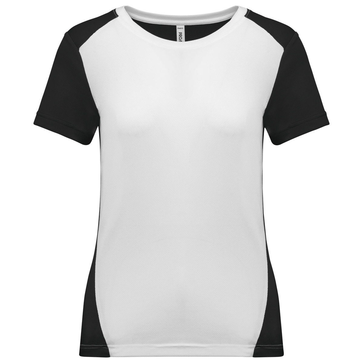 PA4015 – T-shirt de sport écoresponsable bicolore femme