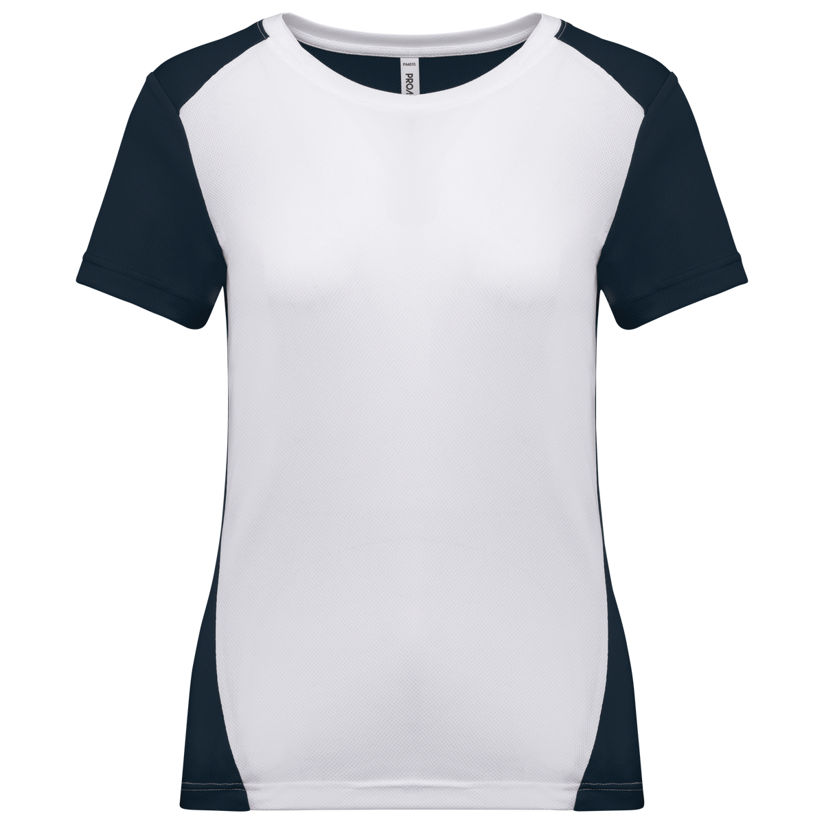 PA4015 – T-shirt de sport écoresponsable bicolore femme
