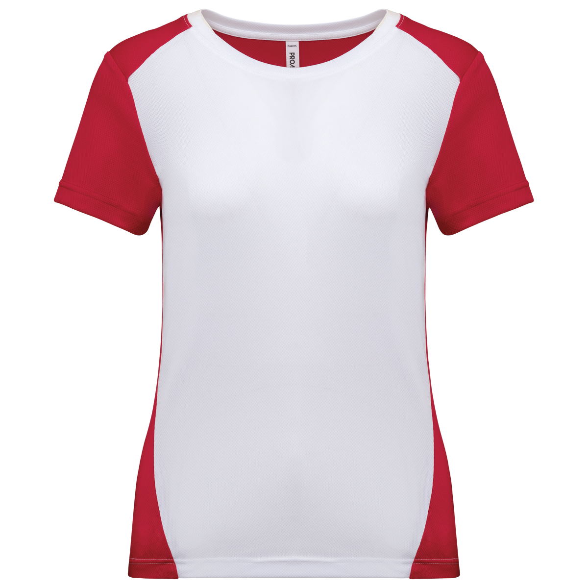 PA4015 – T-shirt de sport écoresponsable bicolore femme