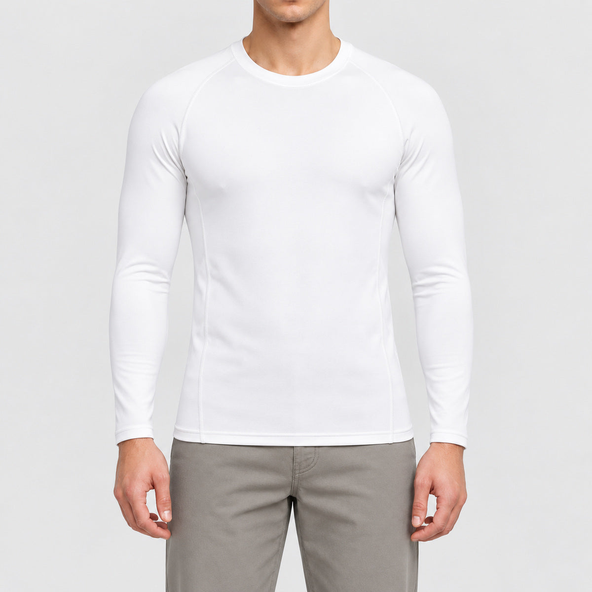 PA005 T-shirt double peau sport manches longues homme femme unisexe