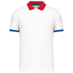 Blanc / Rouge / Bleu roi sport
