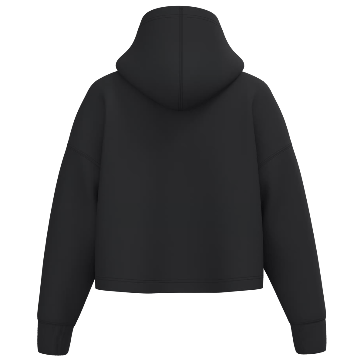 PA396 – Sweat-shirt crop à capuche femme