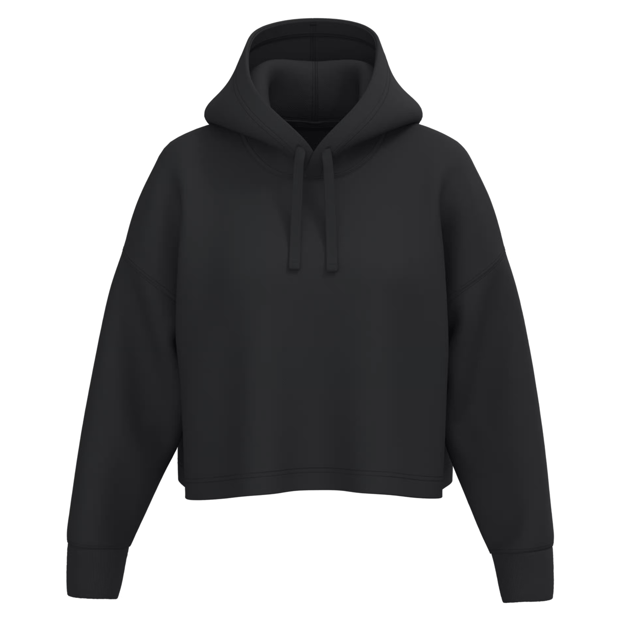 PA396 – Sweat-shirt crop à capuche femme