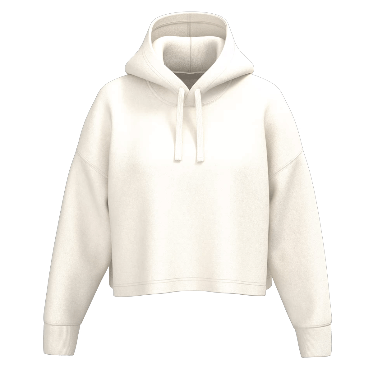 PA396 – Sweat-shirt crop à capuche femme