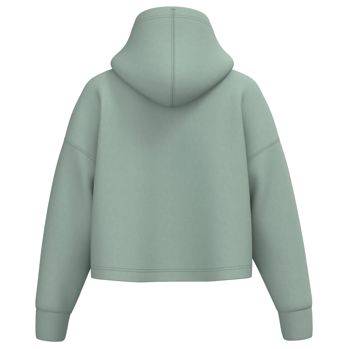 PA396 – Sweat-shirt crop à capuche femme
