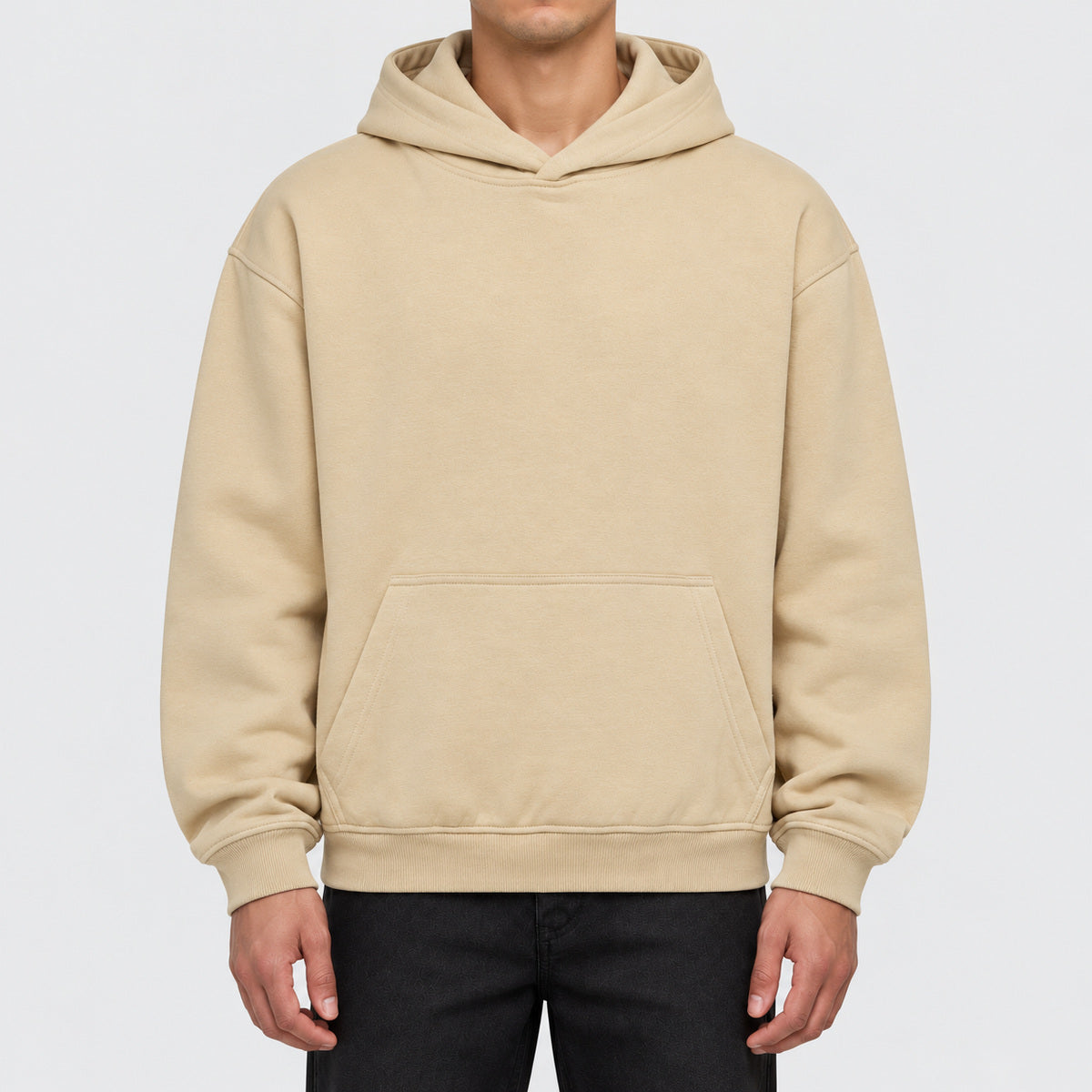 Jk282 - Sweat kangourou oversize unisexe personnalisable
