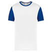 Blanc / Bleu roi foncé