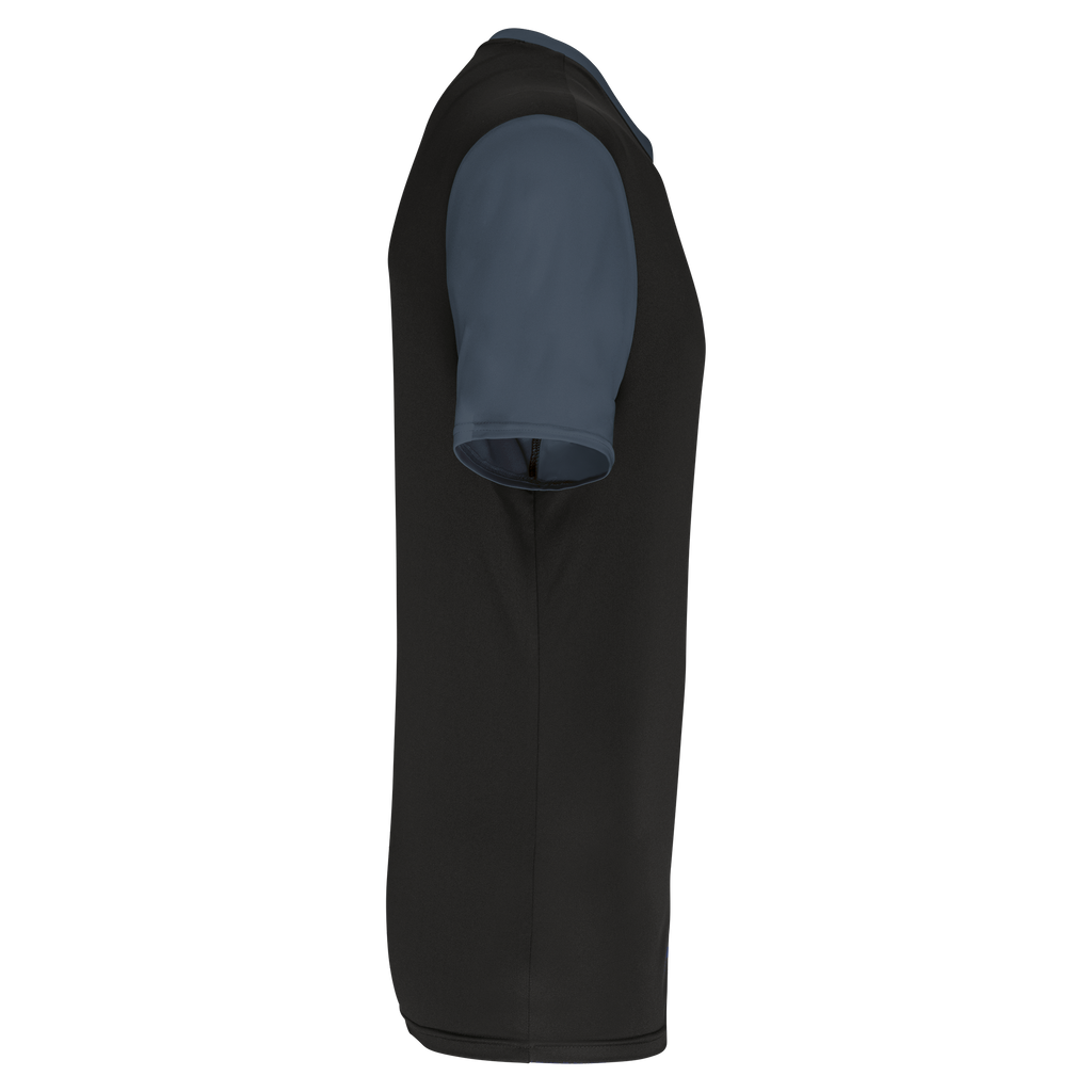 PA4023 - Maillot multisport manches courtes bicolore unisexe
