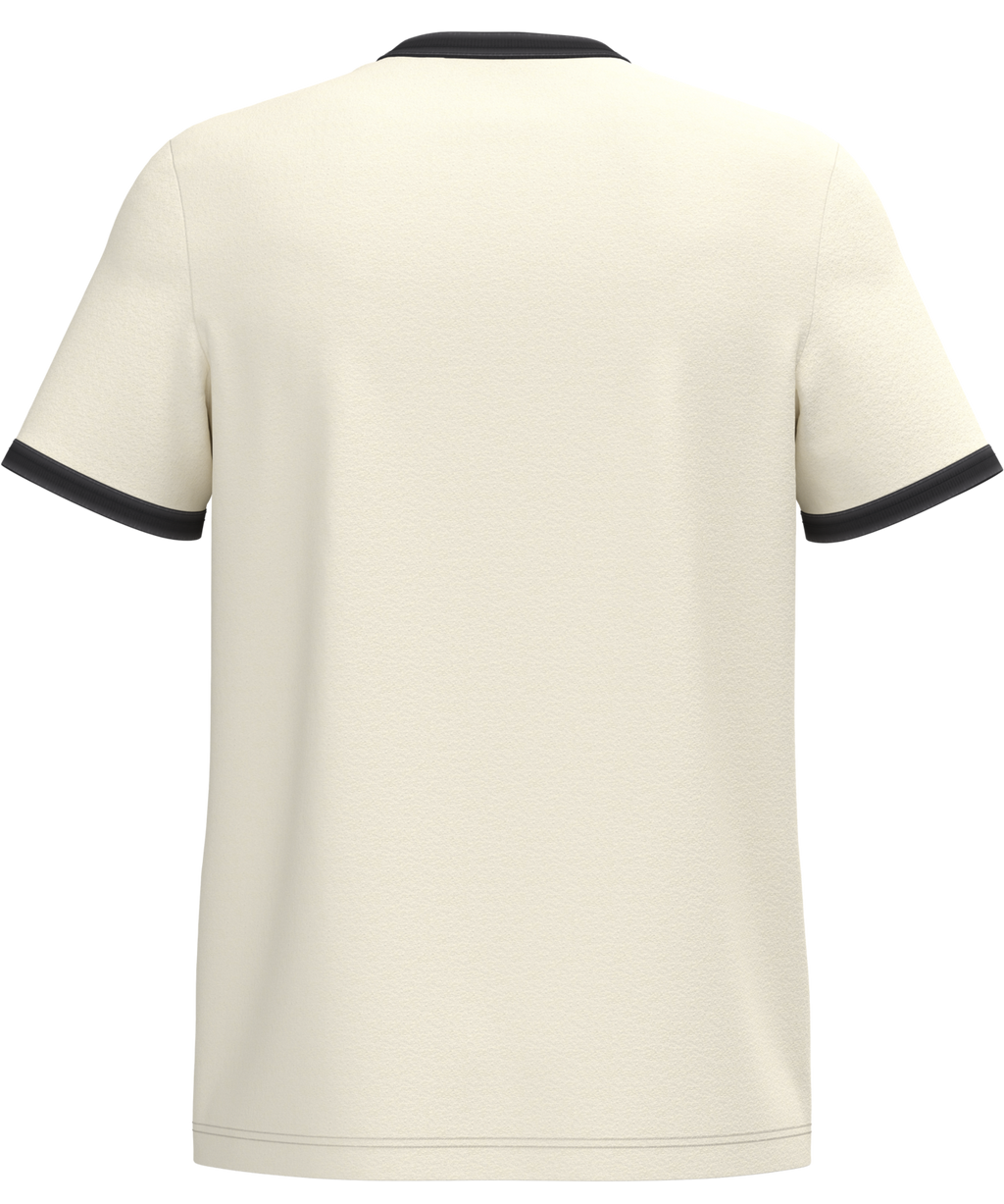 NS360 - T-shirt ringer écoresponsable homme à bords contrastés effet délavé