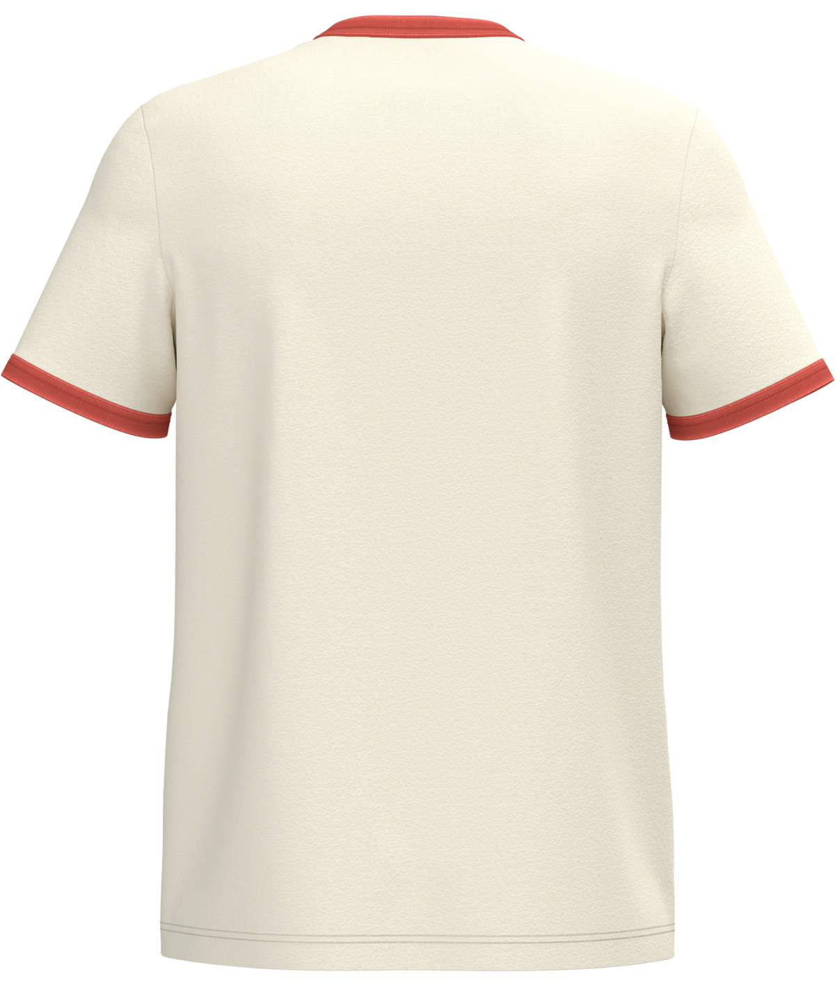 NS360 - T-shirt ringer écoresponsable homme à bords contrastés effet délavé