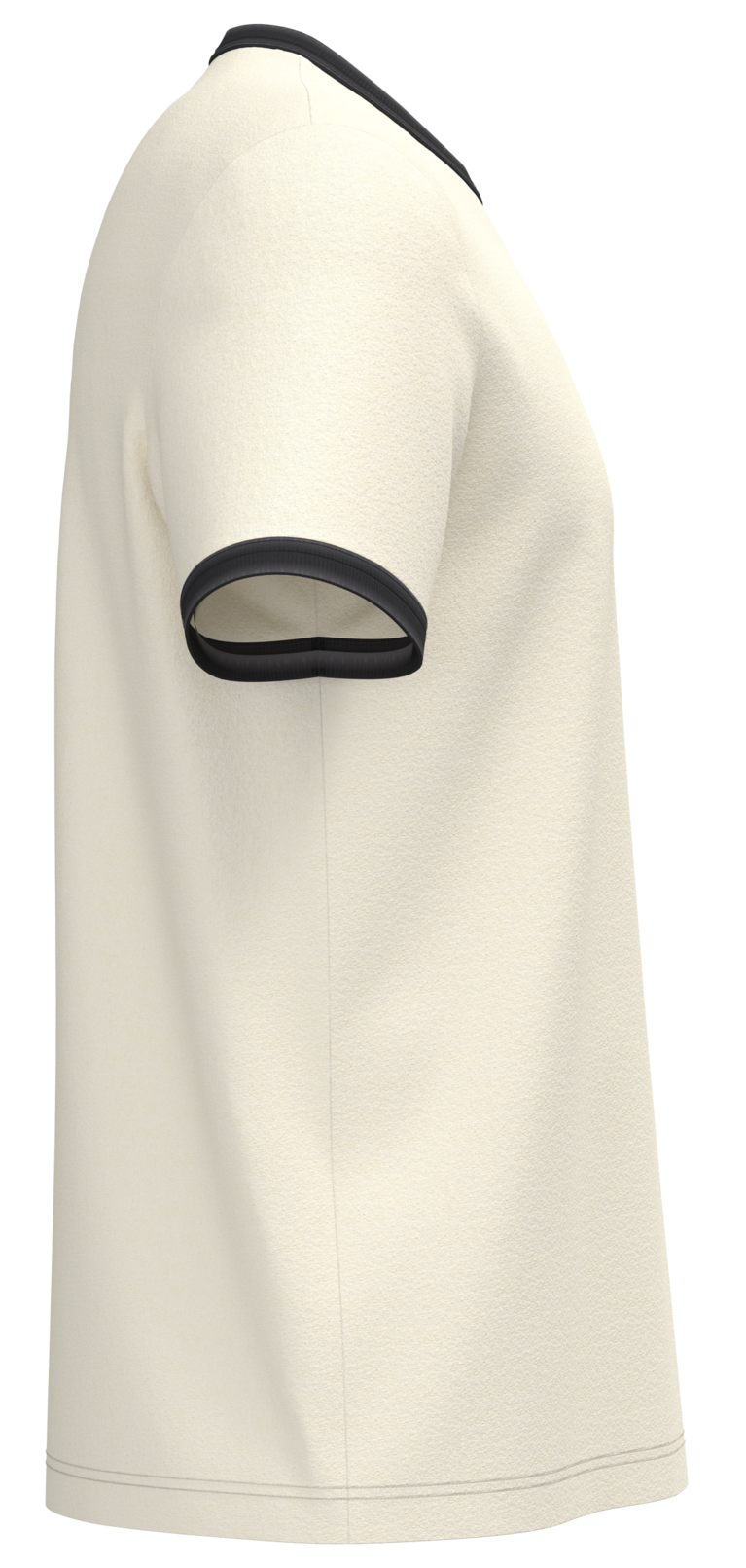 NS360 - T-shirt ringer écoresponsable homme à bords contrastés effet délavé