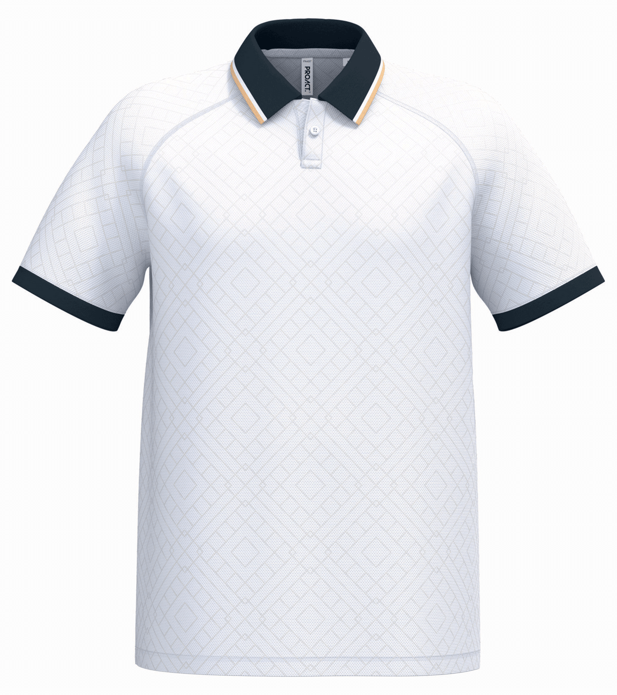 PA497 - Maillot lifestyle à col polo unisexe personnalisable