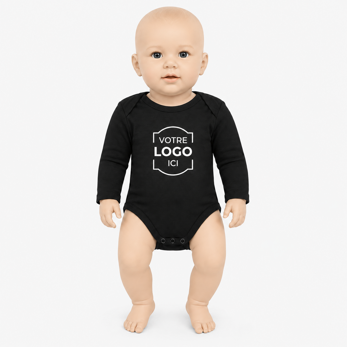 K837  - Body bébé Manches Longues coton bio