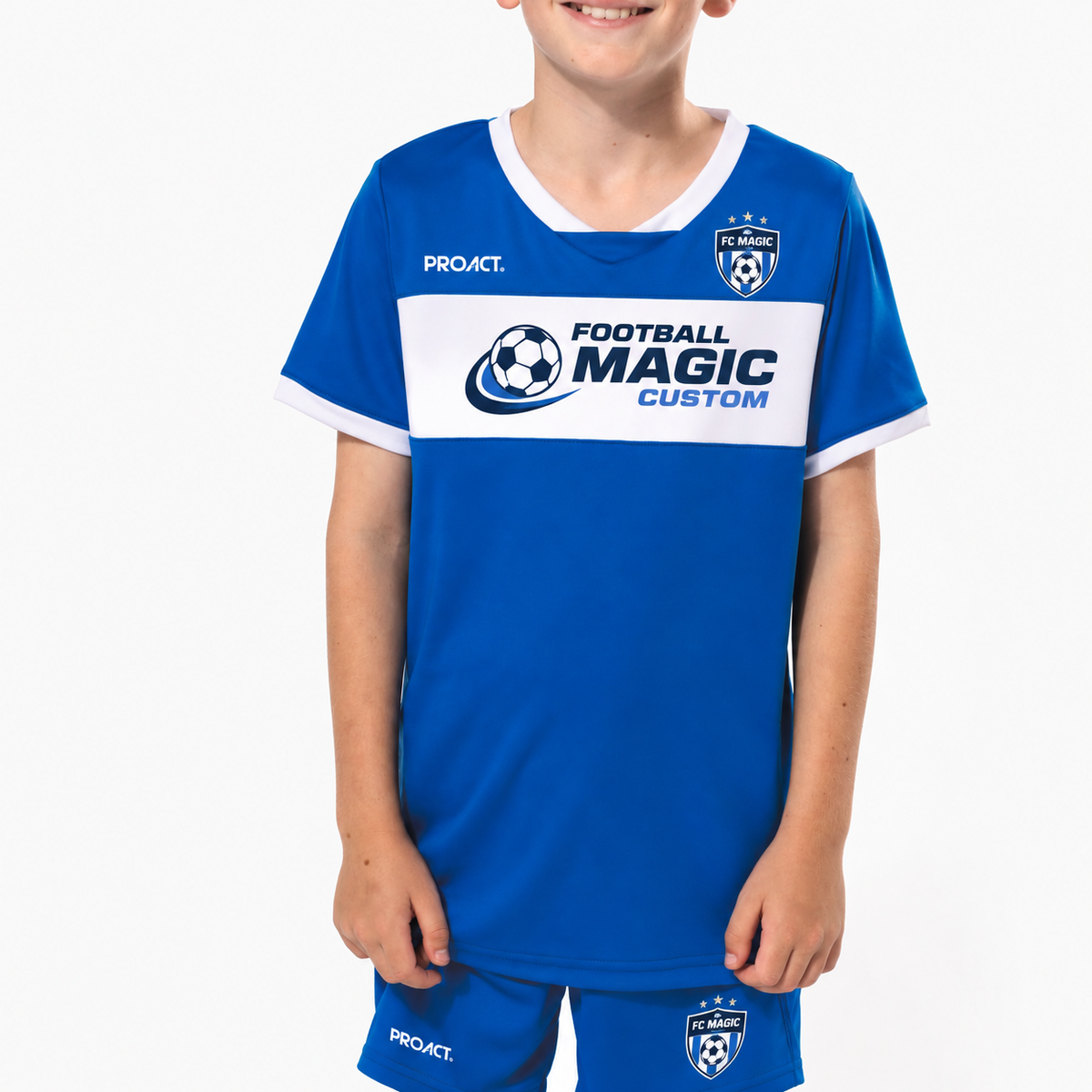 PA4001 – Maillot de Football Enfant Personnalisable Manches Courtes