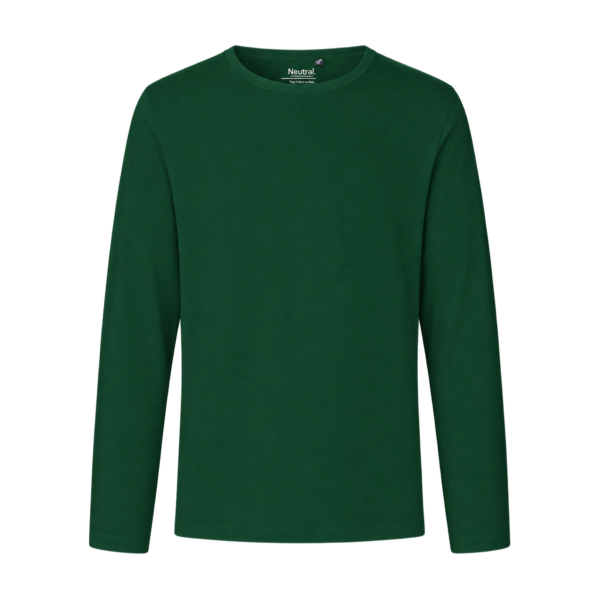 O61050 - T-shirt homme manches longues en coton bio personnalisable