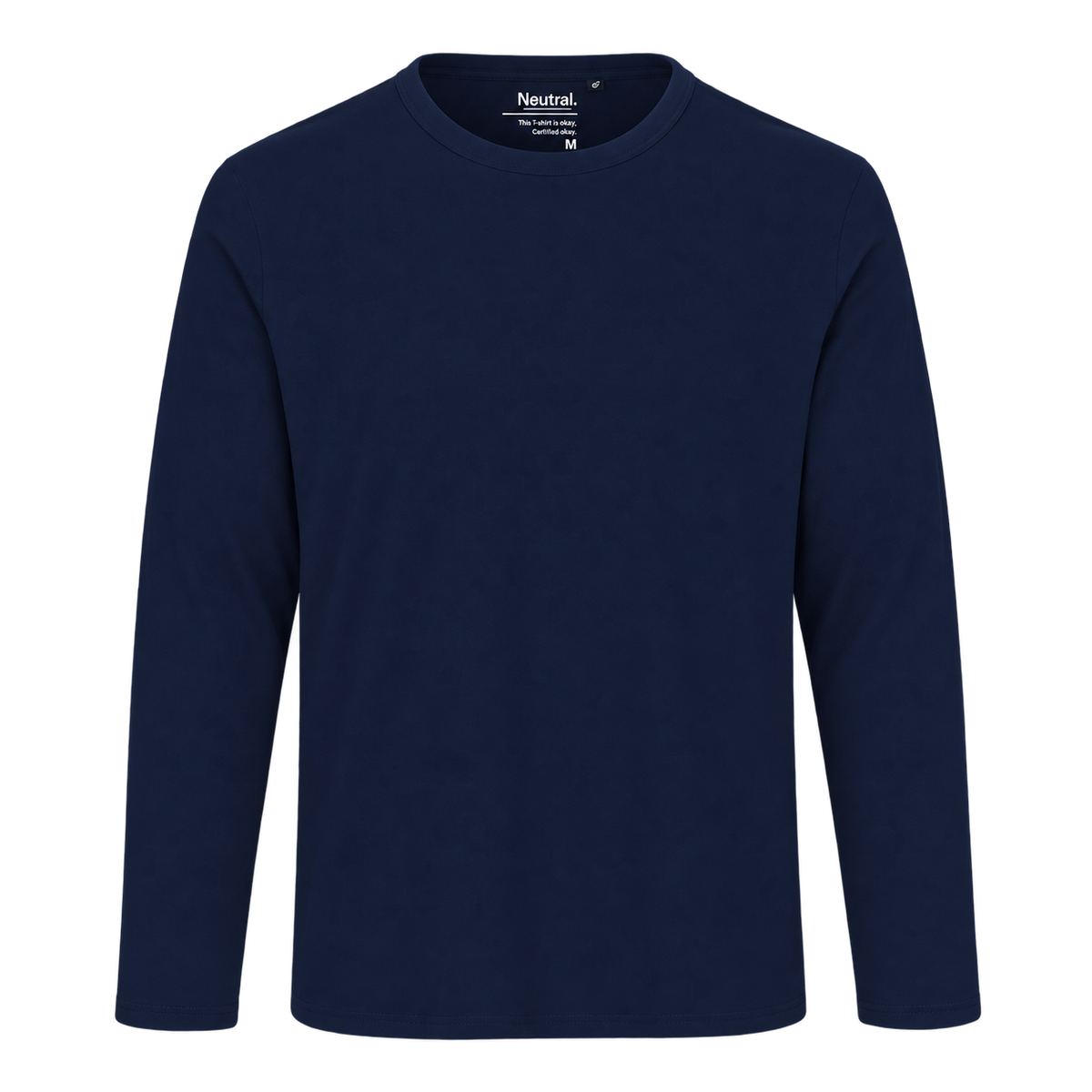 O61050 - T-shirt homme manches longues en coton bio personnalisable