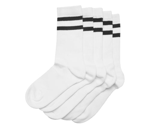 BY450C Chaussettes à deux bandes — lot de 5 paires — BUILD YOUR BRAND