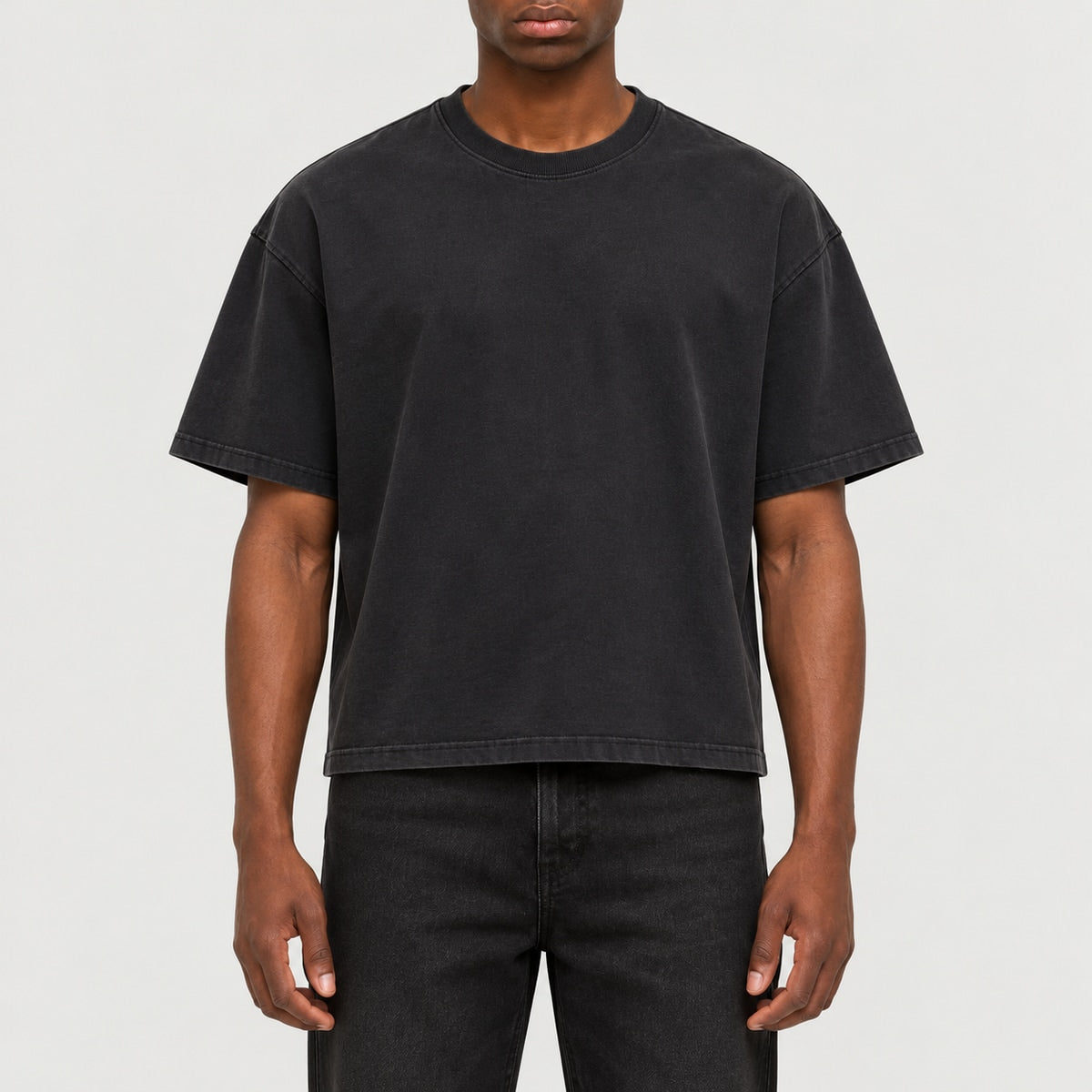 BY435 T-shirt vintage court oversize — BUILD YOUR BRAND