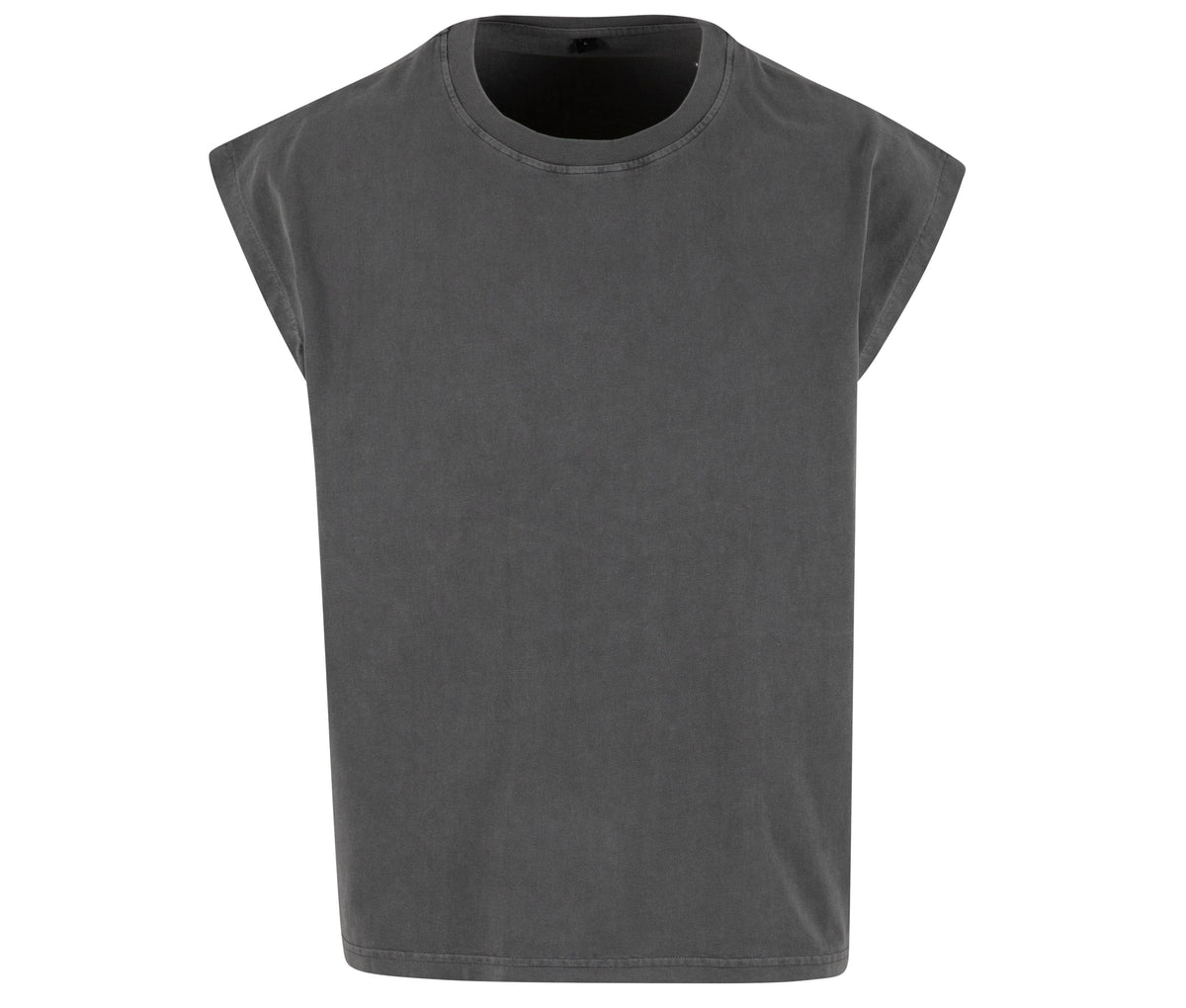 BY436 T-shirt vintage court sans manches — BUILD YOUR BRAND