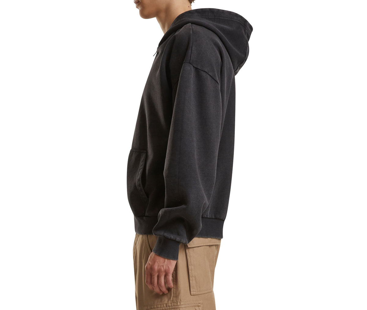 BY295 Sweat zippé à capuche lourd vintage — BUILD YOUR BRAND
