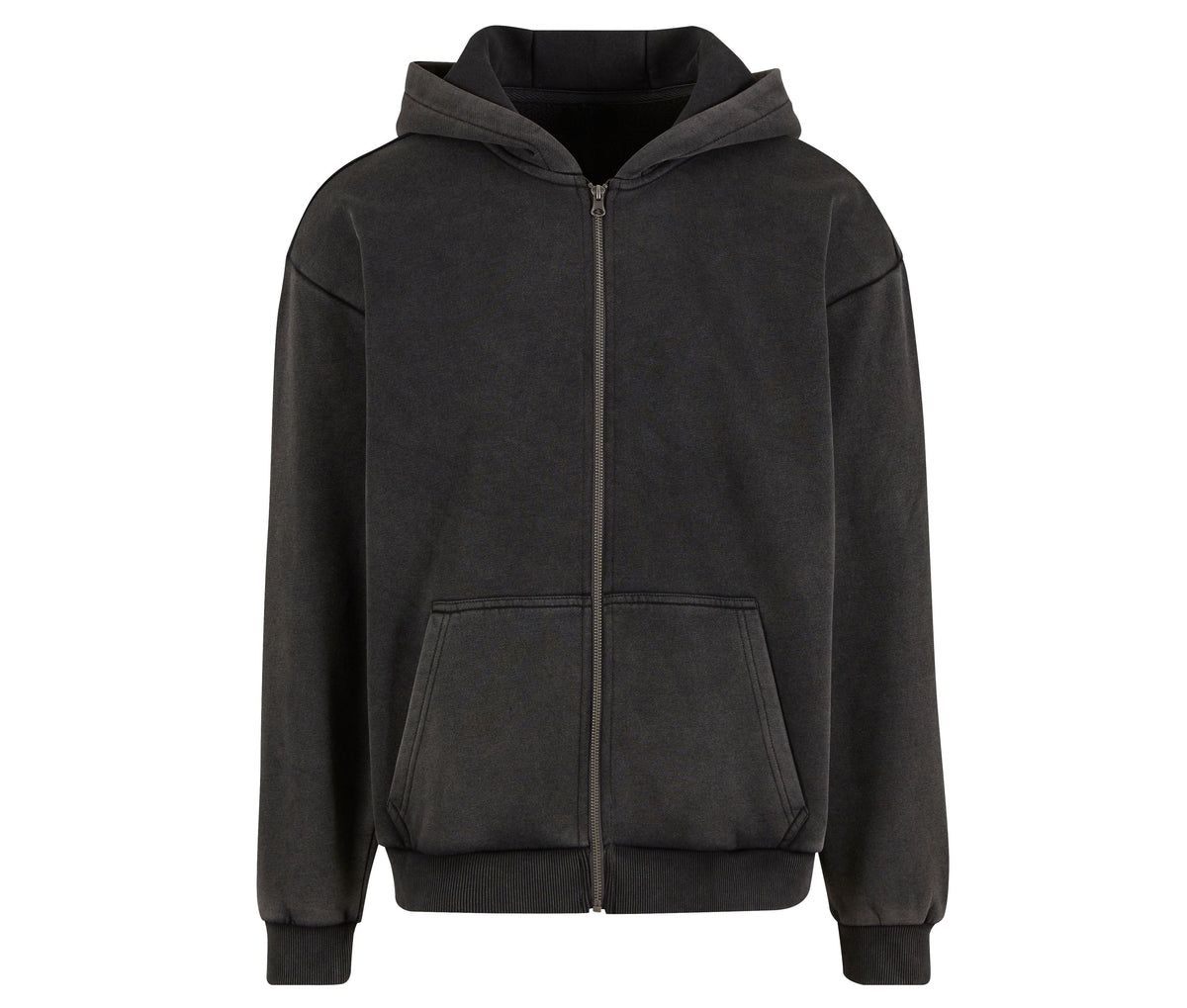 BY295 Sweat zippé à capuche lourd vintage — BUILD YOUR BRAND