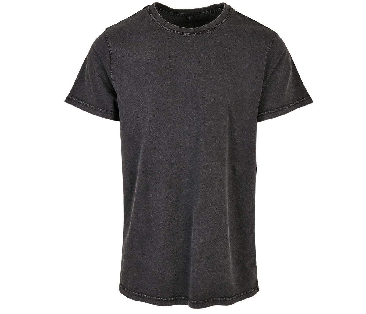 BY190 T-shirt col rond délavé à l’acide — BUILD YOUR BRAND