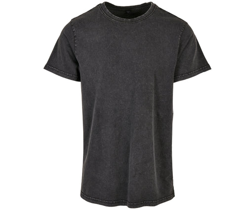 BY190 T-shirt col rond délavé à l’acide — BUILD YOUR BRAND