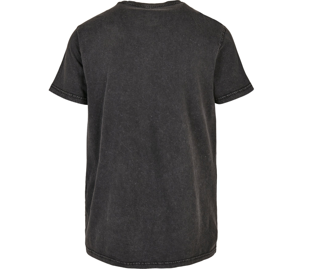 BY190 T-shirt col rond délavé à l’acide — BUILD YOUR BRAND