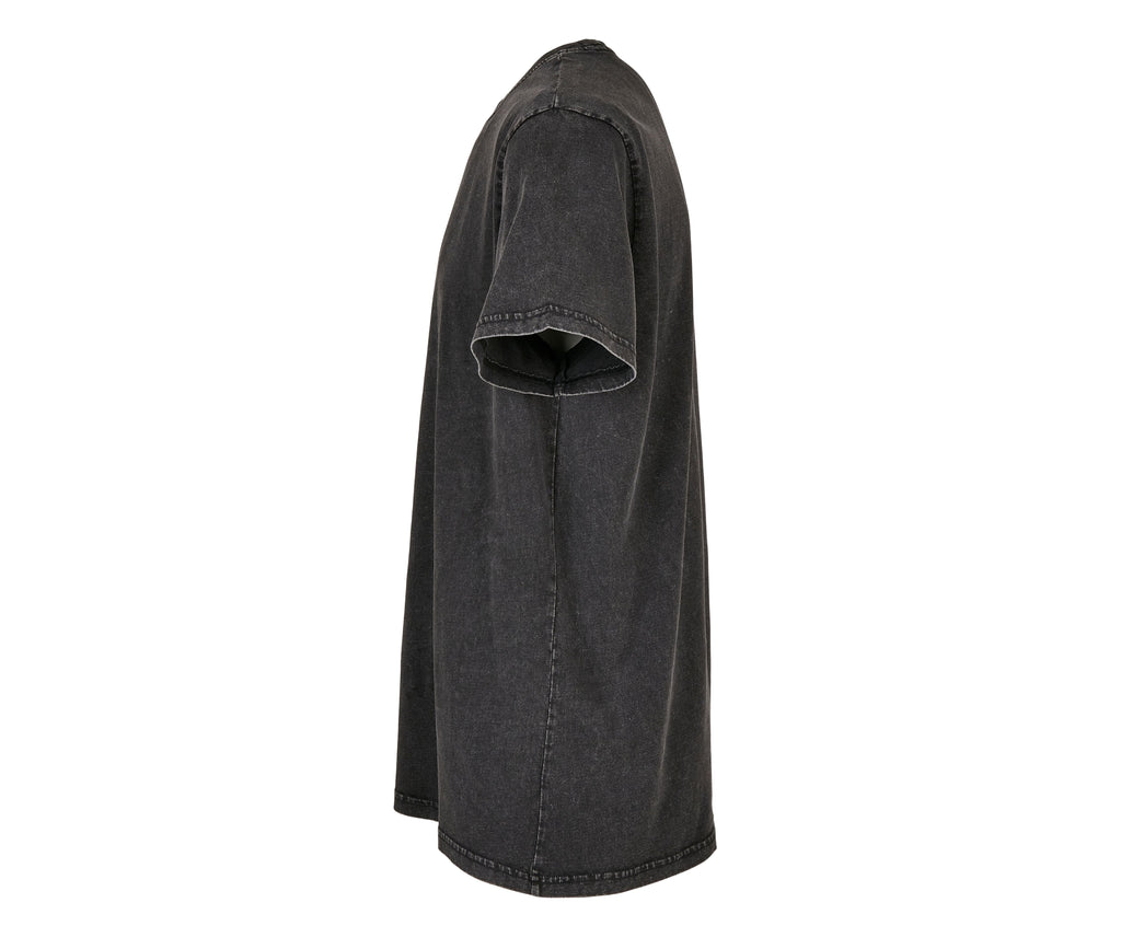 BY190 T-shirt col rond délavé à l’acide — BUILD YOUR BRAND