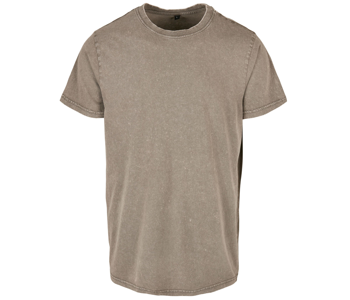 BY190 T-shirt col rond délavé à l’acide — BUILD YOUR BRAND