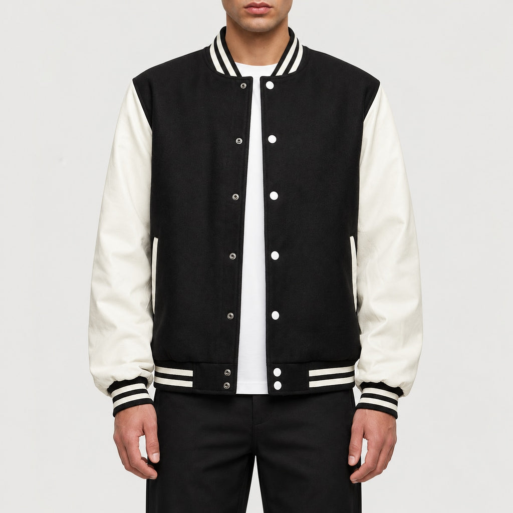 BY269 Veste college oldschool — BUILD YOUR BRAND