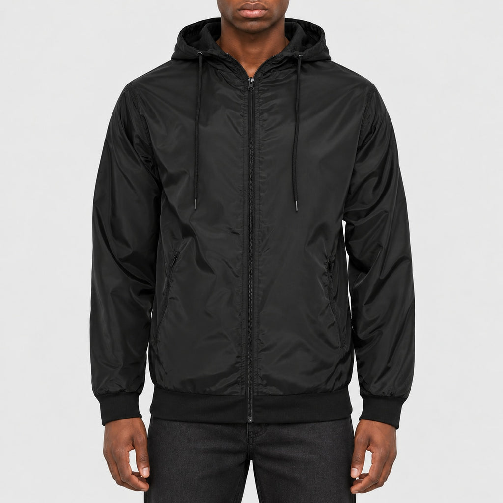 BY016 Veste coupe-vent à capuche — BUILD YOUR BRAND