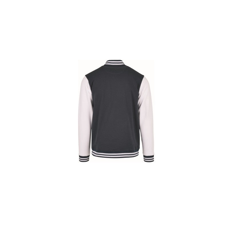 BYB004 Veste universitaire bicolore — BUILD YOUR BRAND
